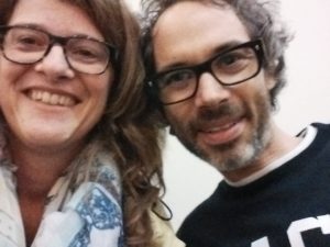 I met James Rhodes in September 2015 after a talk at The Guardians' and asked for a selfie. Photo: Petra Breunig 